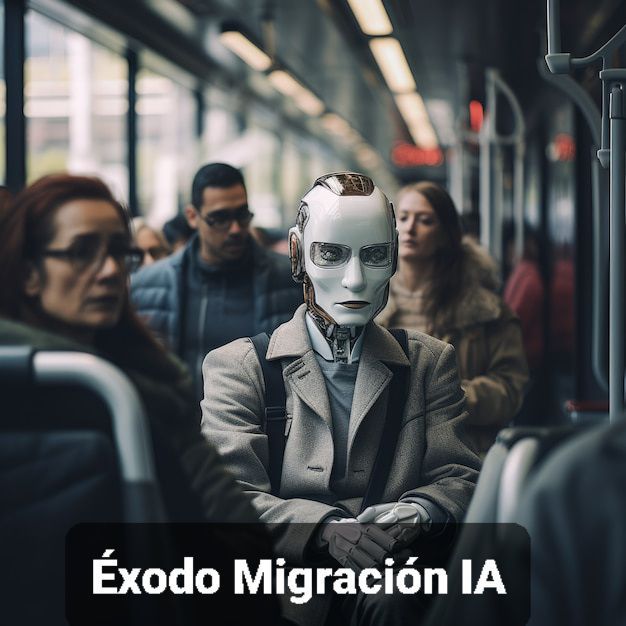 Éxodo migración IA
