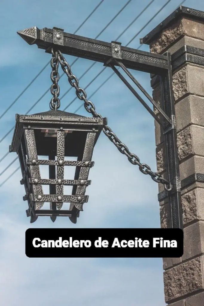 Candelero de Aceite Fina